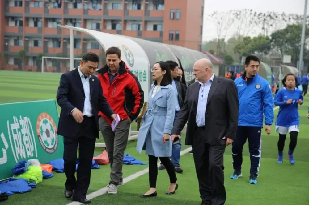 La delegación uruguaya en China