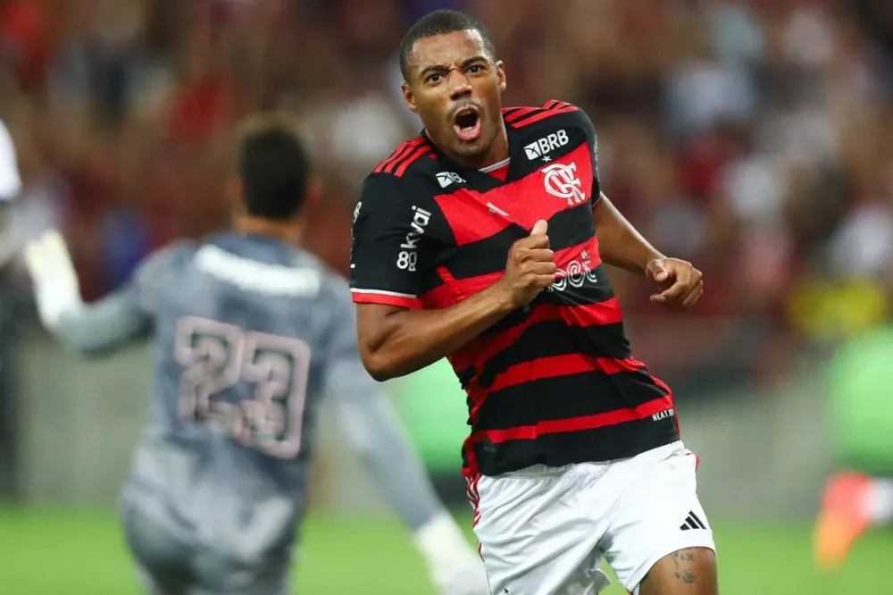 Nicolás De la Cruz volvió a convertir un gol para Flamengo