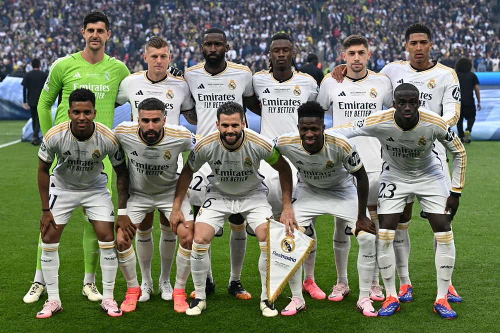 Federico Valverde en la final de la Champions League 2023-2024 con Real Madrid
