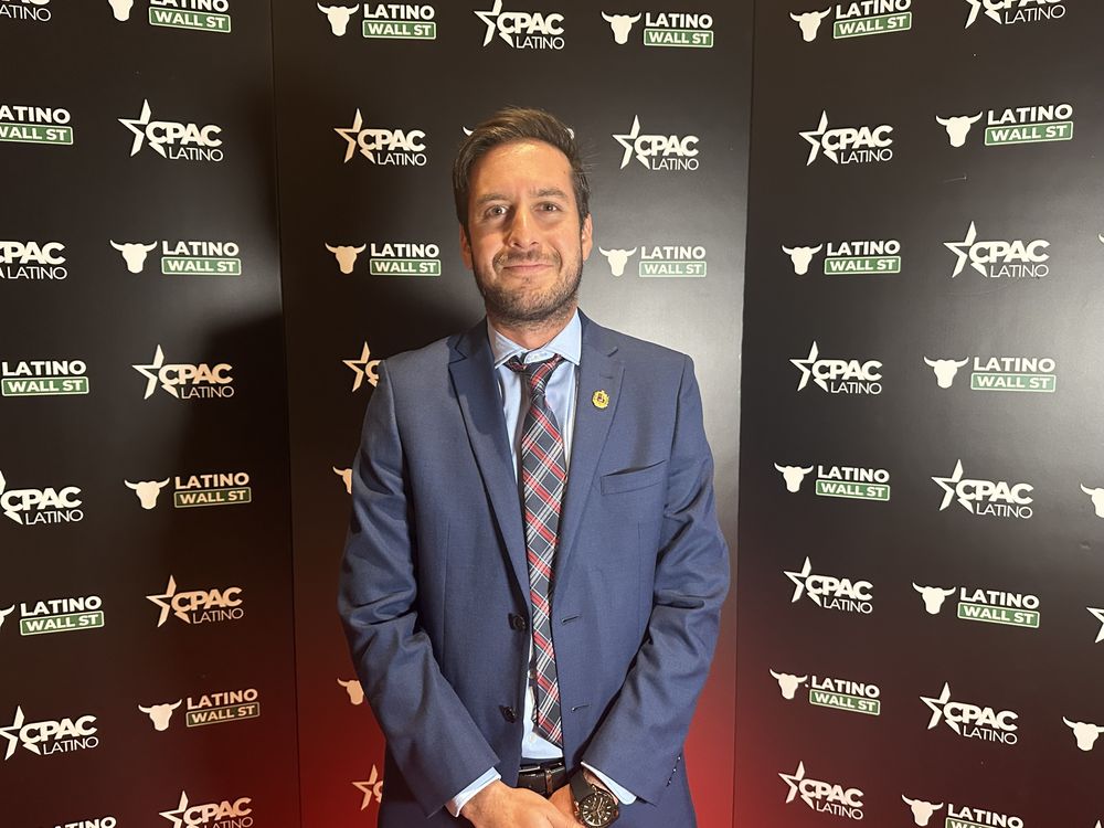 El influencer, abogado, escritor, estratega político y escritor, Emmanuel Rincón, en la CPAC.
