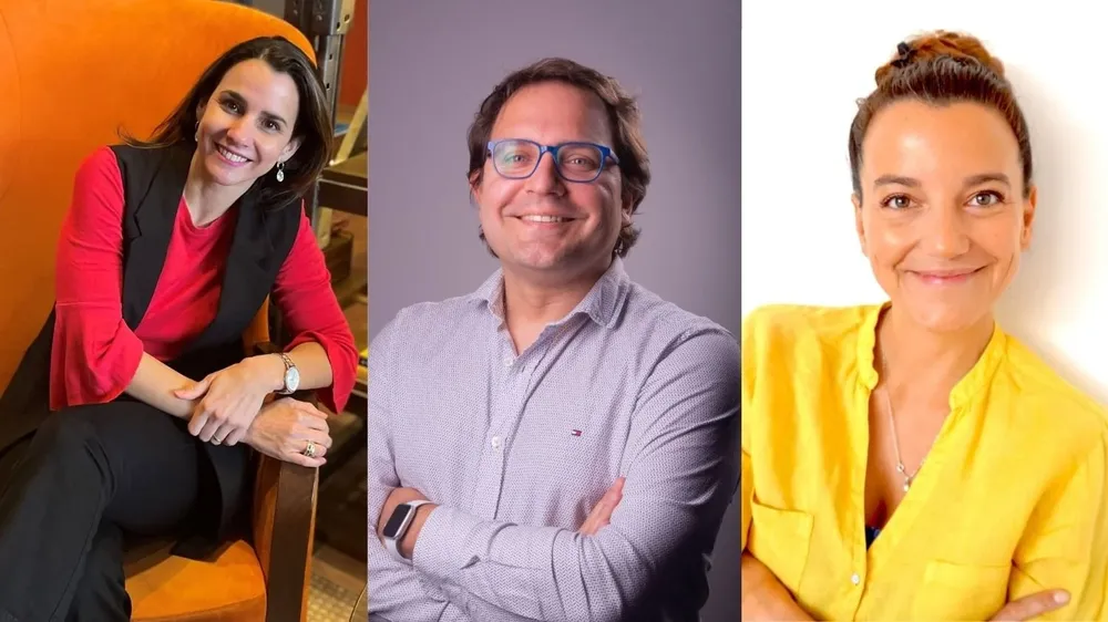 Jessica Charamelo, Fabricio González y María Croci