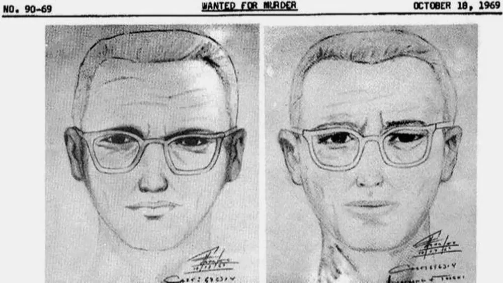 Identikit del asesino del Zodiaco, original del 18 de octubre de 1969. Buscado por asesinato