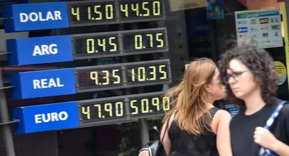 La pizarra del BROU cerró a $ 44,50 en la punta vendedora.