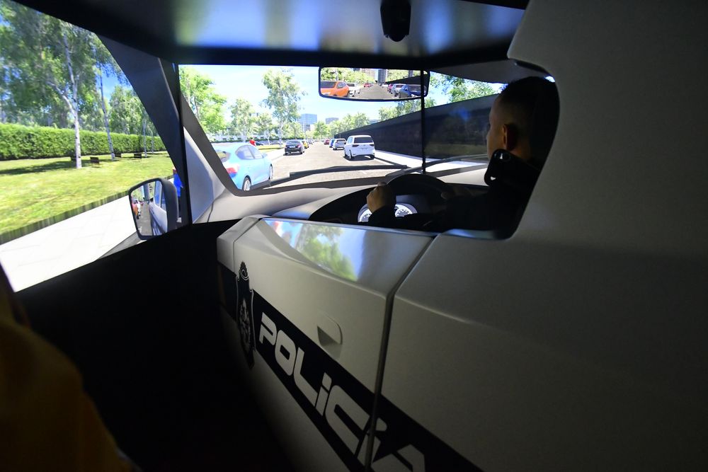 Nuevo simulador de manejo de la Policía