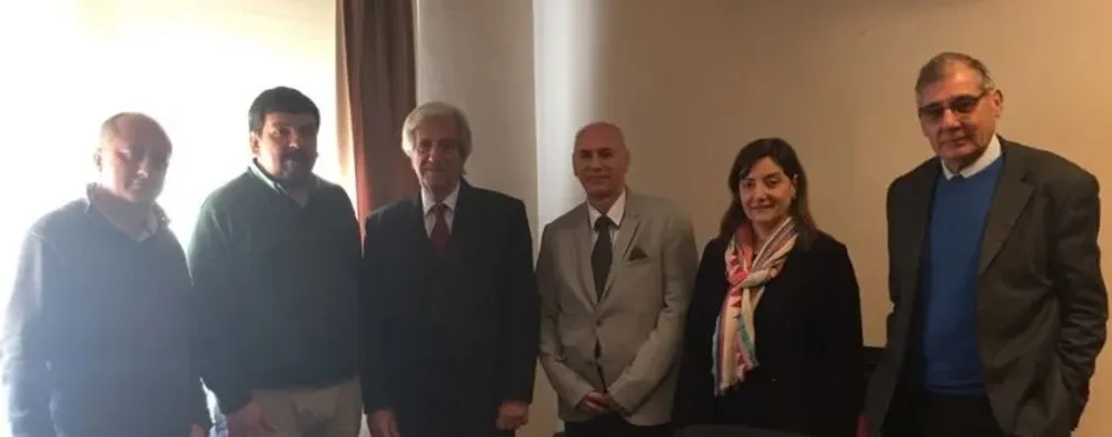Daniel Ayala, Osvaldo Bianchi, Tabaré Vázquez, Gustavo Fernández, Patricia Nava, Roberto Ibarra