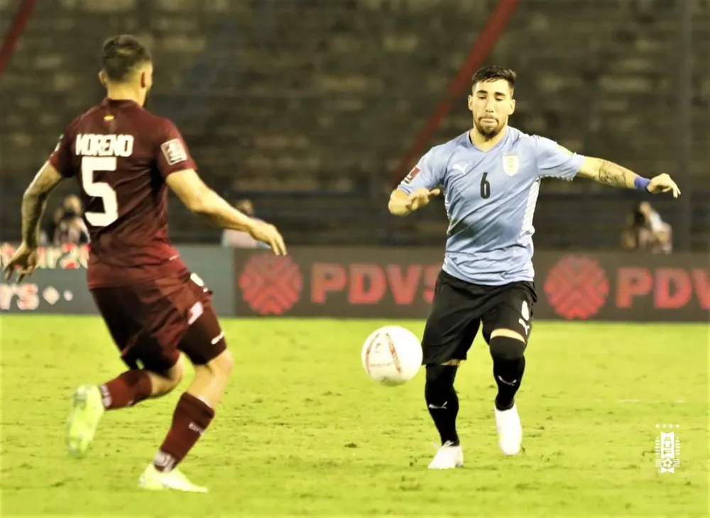 Gorriarán en su estreno con Venezuela