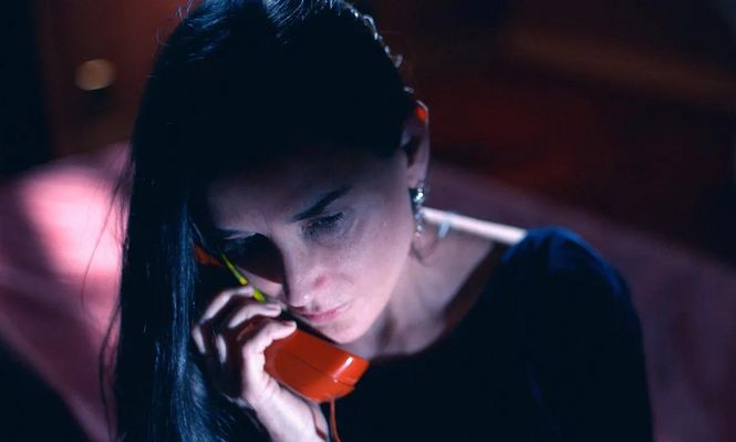 Demi Moore en La sustancia