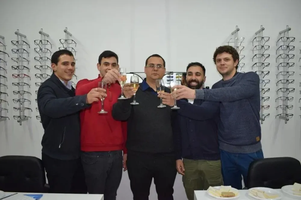 Juan Martin, Tacuabé Díaz, Maximiliano Maya, Andrés Restrepo y Nahuel Díaz