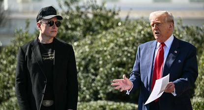 Trump con Elon Musk en la Casa Blanca