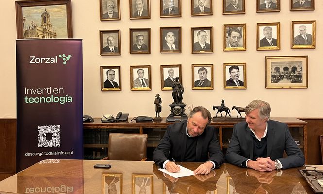 Firma de Zorzal Inversiones Tecnológicas SA en la Bolsa de Valores de Montevideo&nbsp;