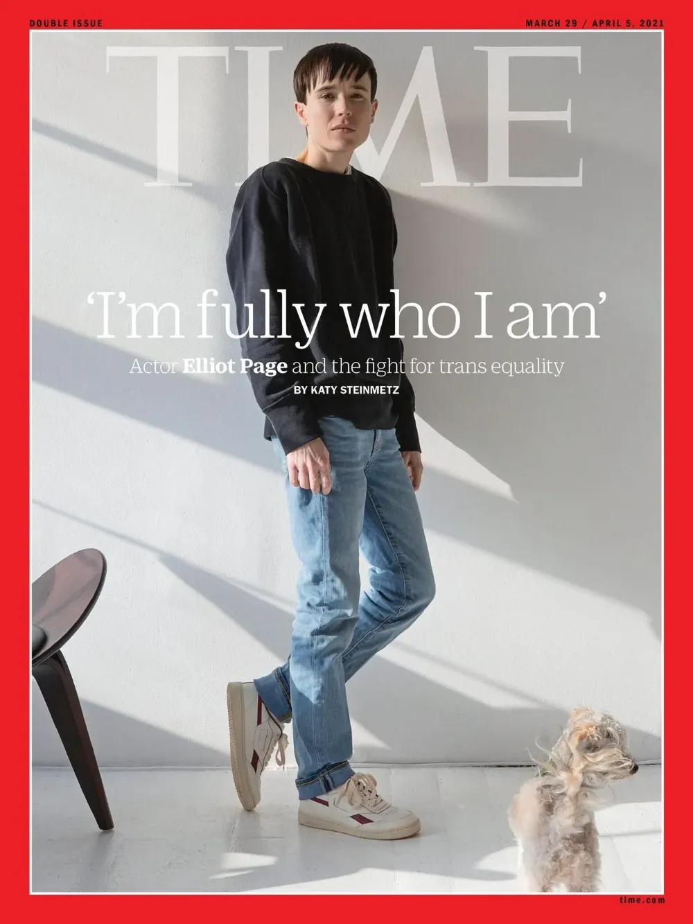 Elliot Page en la portada de Time