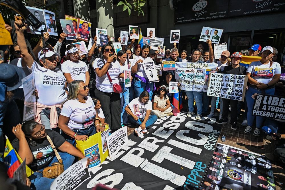 Familiares piden la liberación de presos políticos en Venezuela