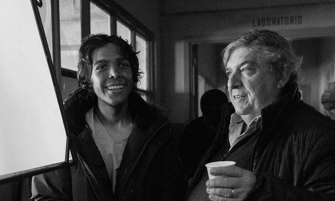 Juan Ignacio Caruso junto a Álvaro Mangino