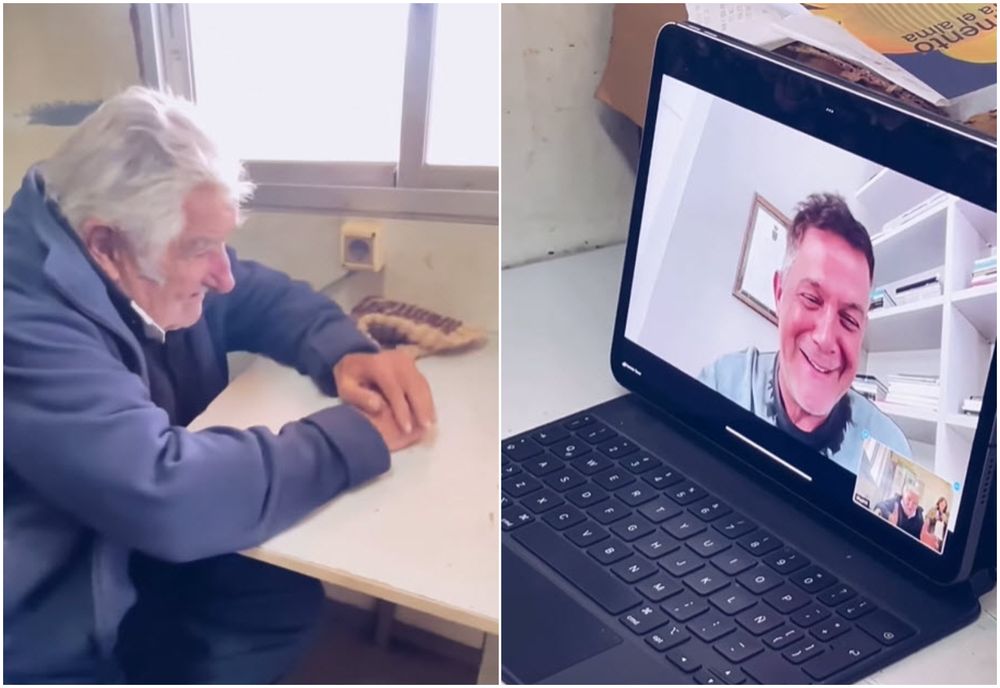 José Mujica y Alejandro Sanz