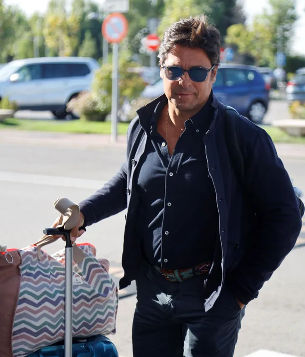 El torero Fran Rivera llegando al tanatorio. EUROPA PRESS