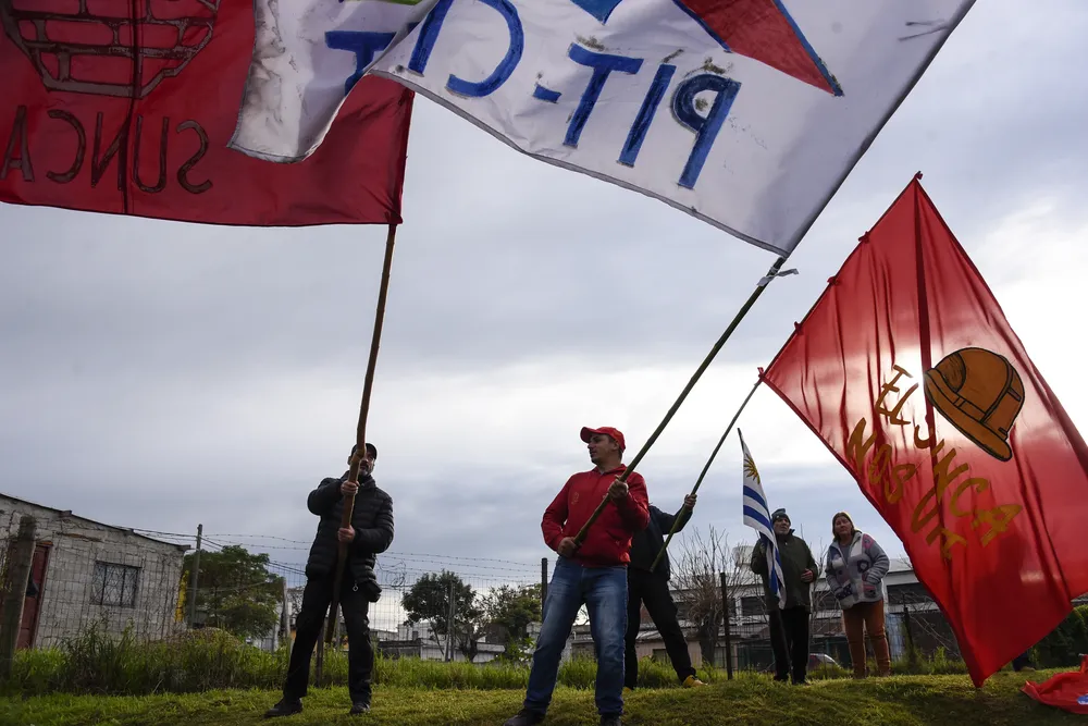 Archivo, manifestación del PIT-CNT