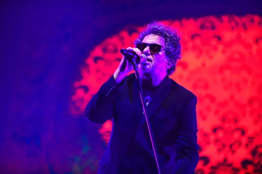 Andrés Calamaro en su última presentación en Montevideo