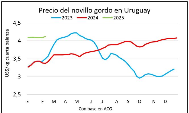 Ganado gordo en un momento de precios tonificados.
