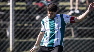 Gastón Bueno durante su etapa en Racing. (Archivo)