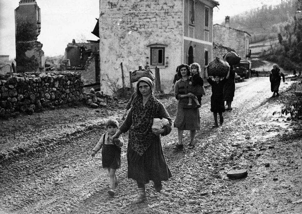 El sur de Italia fue una de las zonas más afectadas por la pobreza de la posguerra.