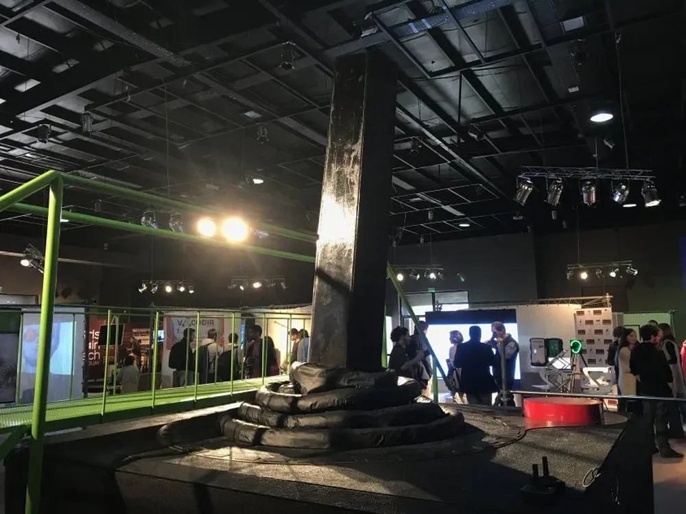 El joystick de 3,5 metros