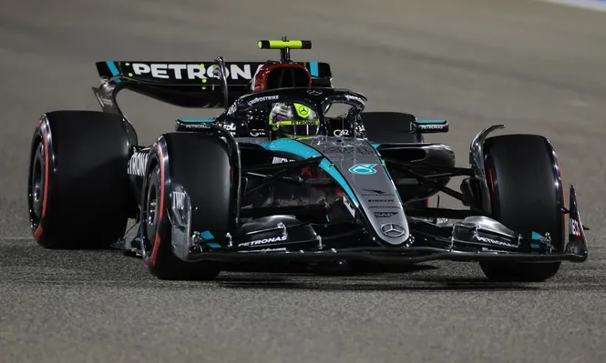 El Mercedes de Hamilton