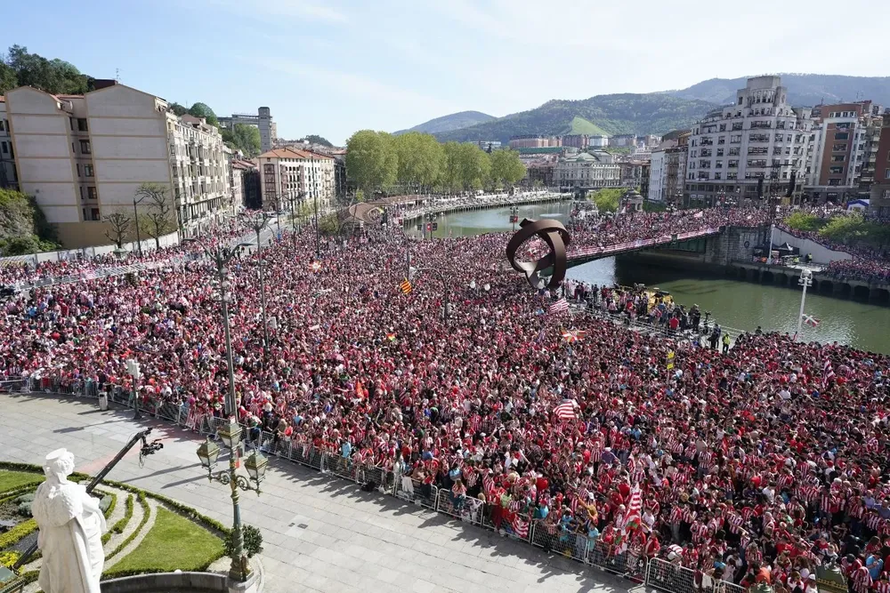 Locura en Bilbao.