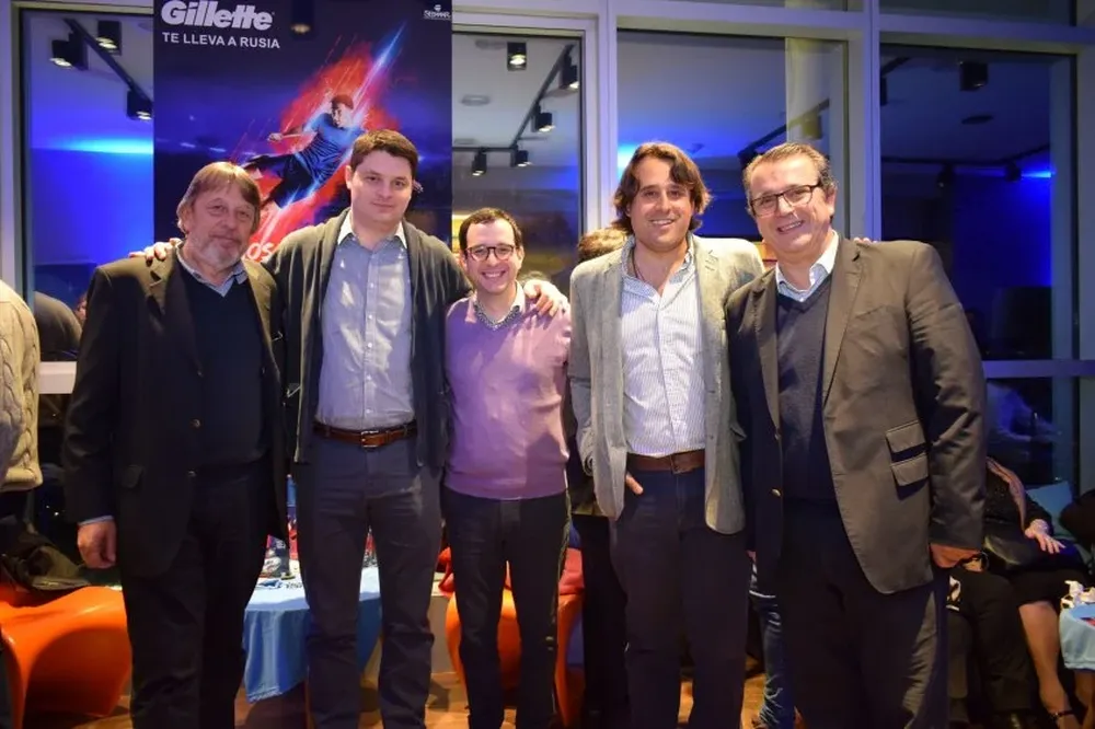 Raul Estevez, Bruno Fogliarini, Luis Daniel Aguirre, Sebastián Estévez y Antonio García