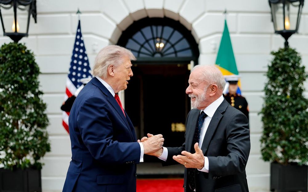 Donald Trump y Lula Da Silva