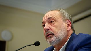 Jorge Gandini en la conferencia de prensa de este martes.&nbsp;