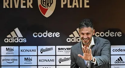 Demichelis fue presentado como nuevo DT de River
