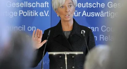 Christine Lagarde, directora gerente del FMI