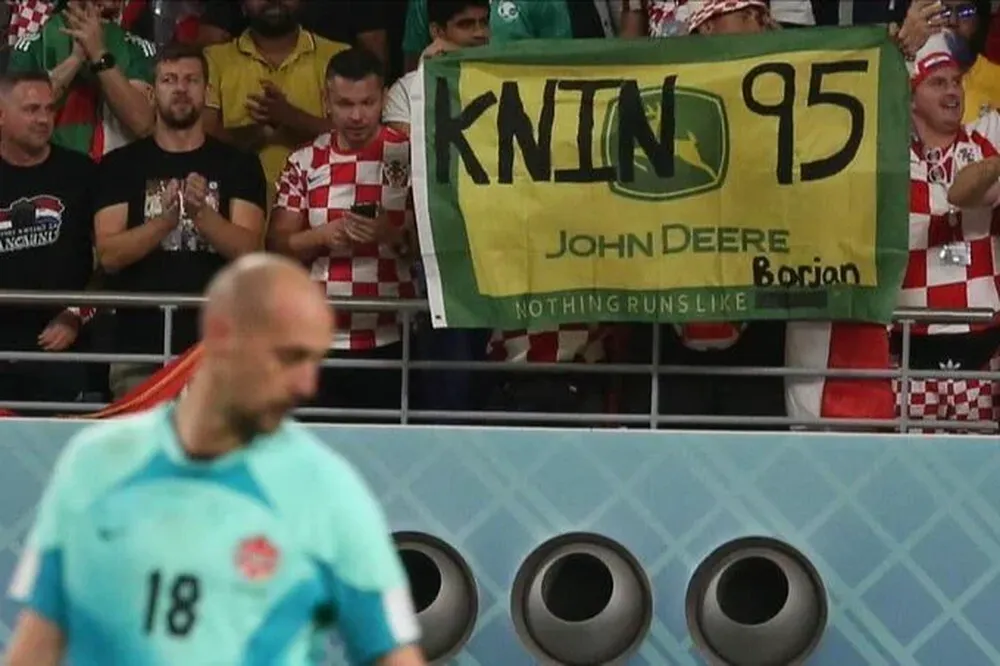 La bandera de Knin para Borjan: deleznable