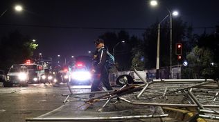 Incidentes en las afueras del estadio de Colo Colo