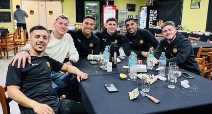 La visita de Washington Aguerre a Los Aromos