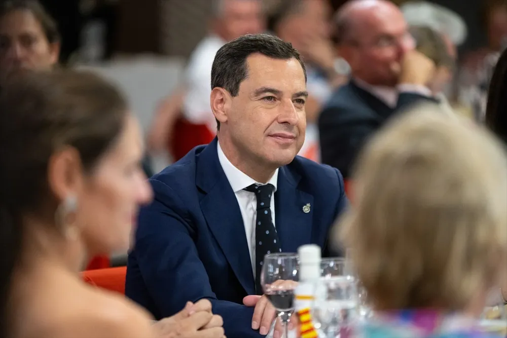 El presidente de la Junta de Andalucía, Juanma Moreno.