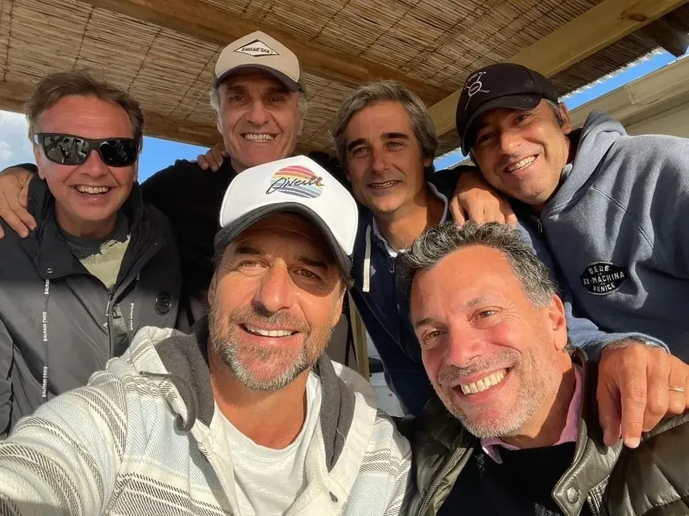 De la reunión participaron también los empresarios Alejandro Matheou y Gustavo Monchón, así como el asesor de Presidencia, Gonzalo Etcheverry,