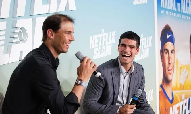 Rafa en rueda de prensa.