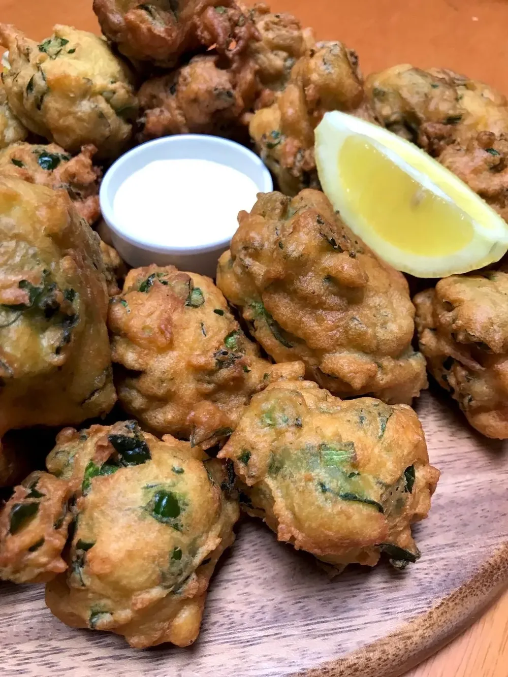 Buñuelos de espinaca