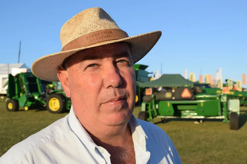 Jorge Andrés Rodríguez, presidente de la Asociación Rural de Soriano