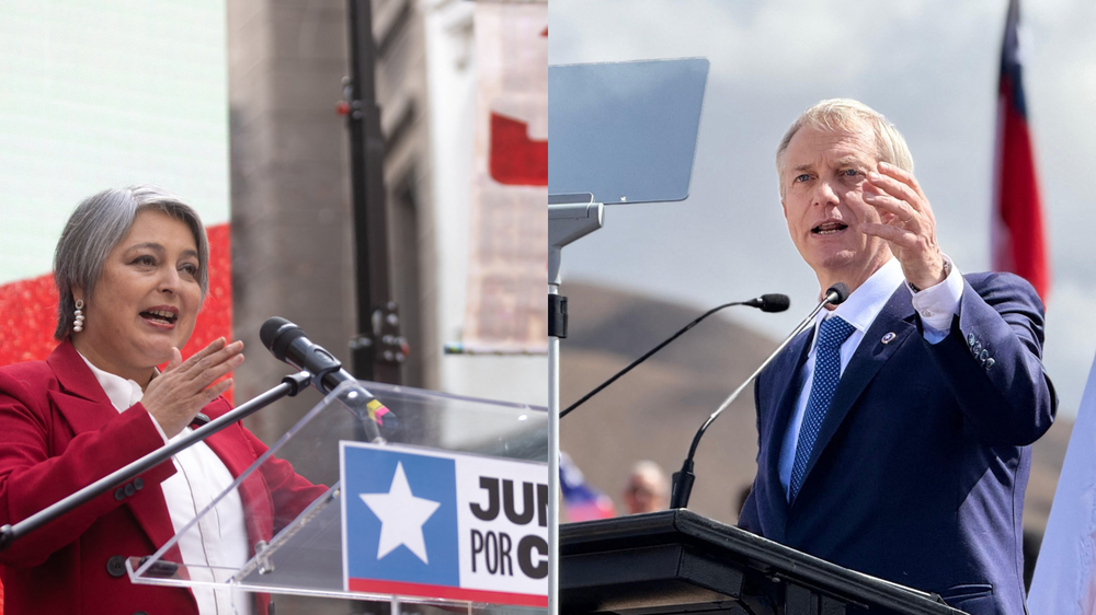 Jannette Jara y José Antonio Kast.