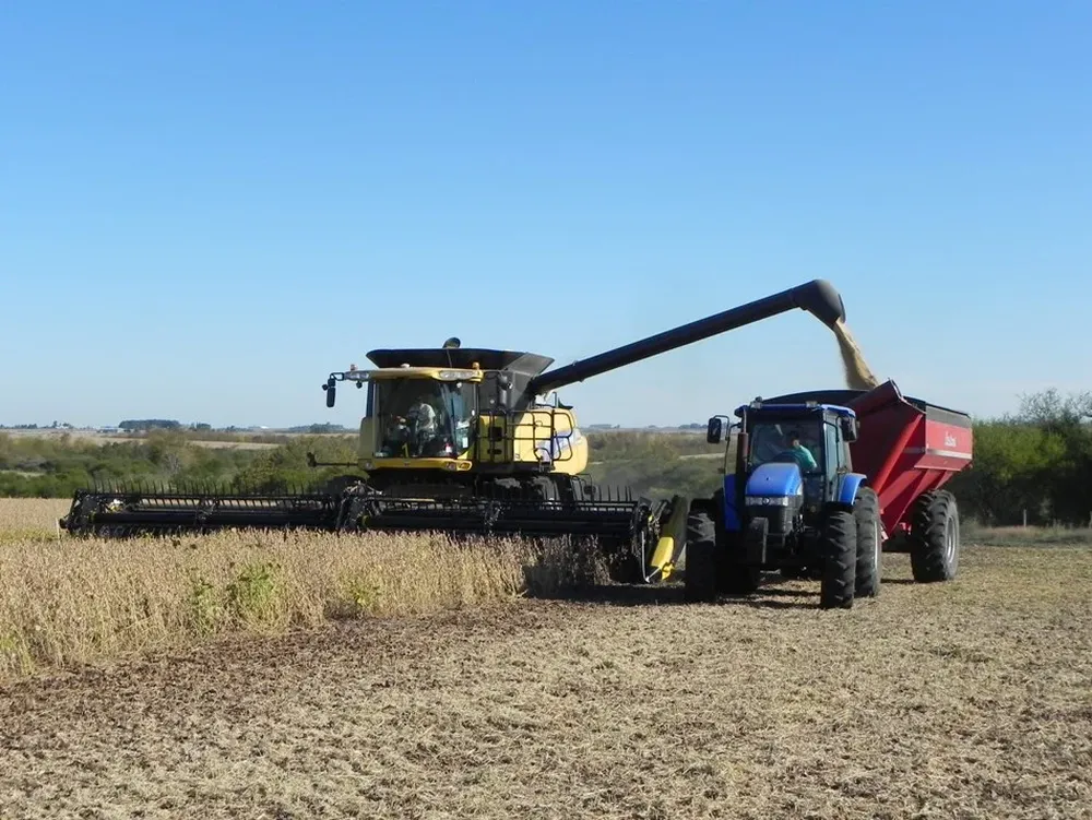 Comenzó la cosecha de soja en Uruguay