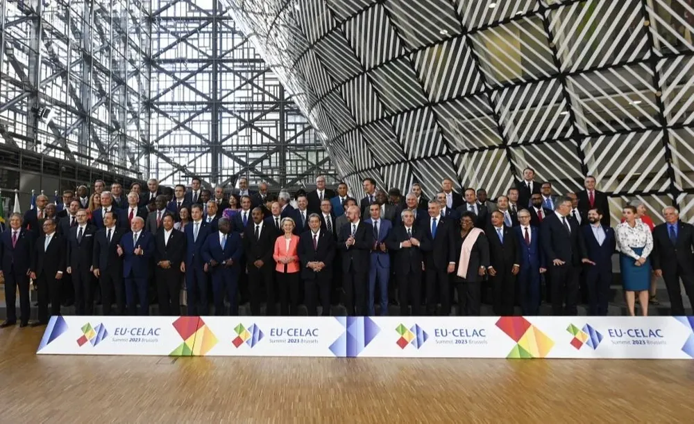 Foto oficial del primer día de la cumbre de la Celac y la Unión Europea