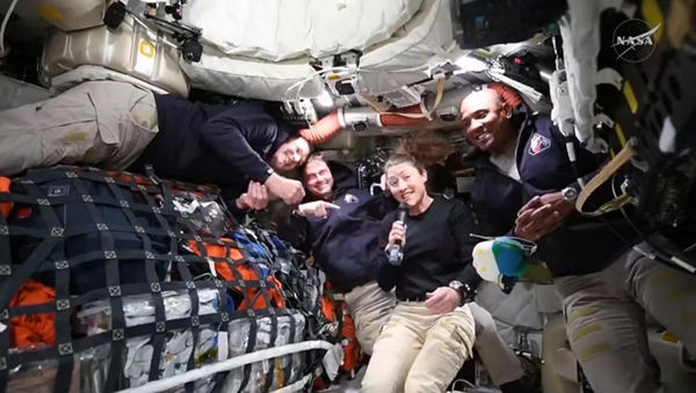 Los cuatro astronautas de Artemis II