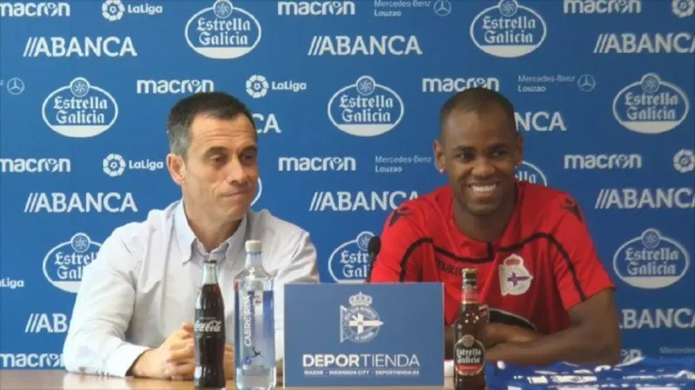 Rolan en su presentación en el Depor