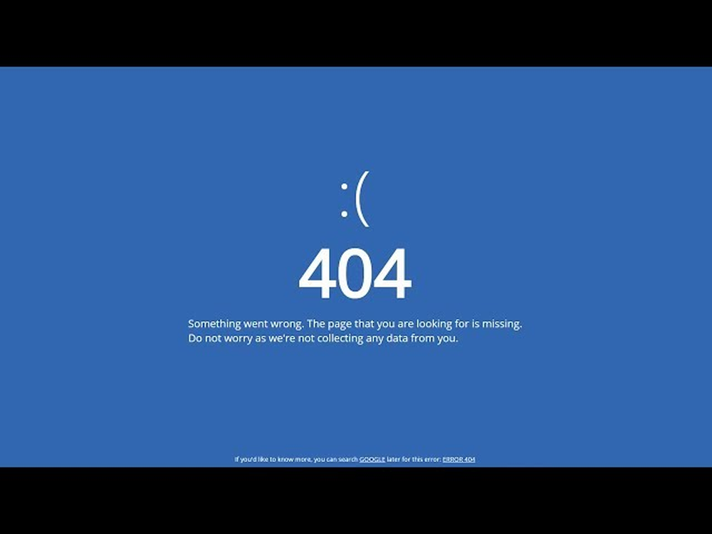 Error 404, el mensaje que aparece a los usuarios de Microsoft que no pueden acceder a sus distintas plataformas.