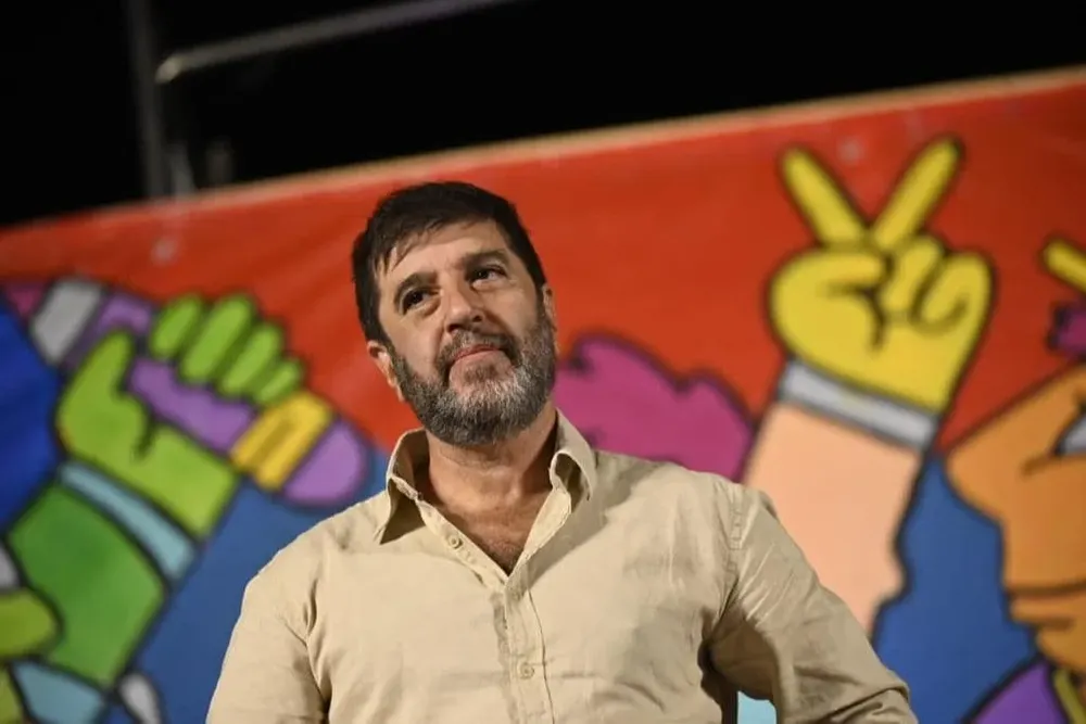 Fernando Pereira en el aniversario del Frente Amplio en Parque del Plata