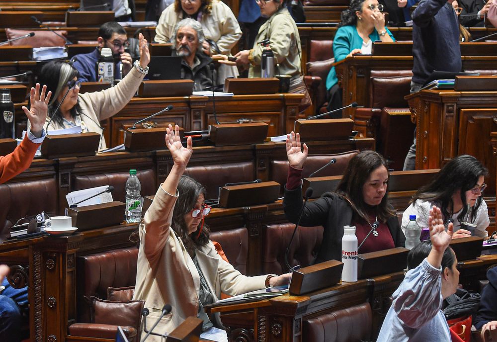 Cámara de Diputados votando el Presupuesto. FOTO: FocoUy