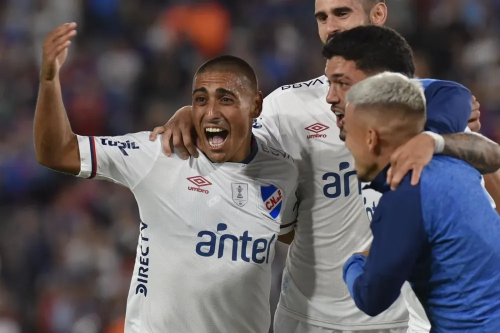 Zabala y el festejo del 2-0