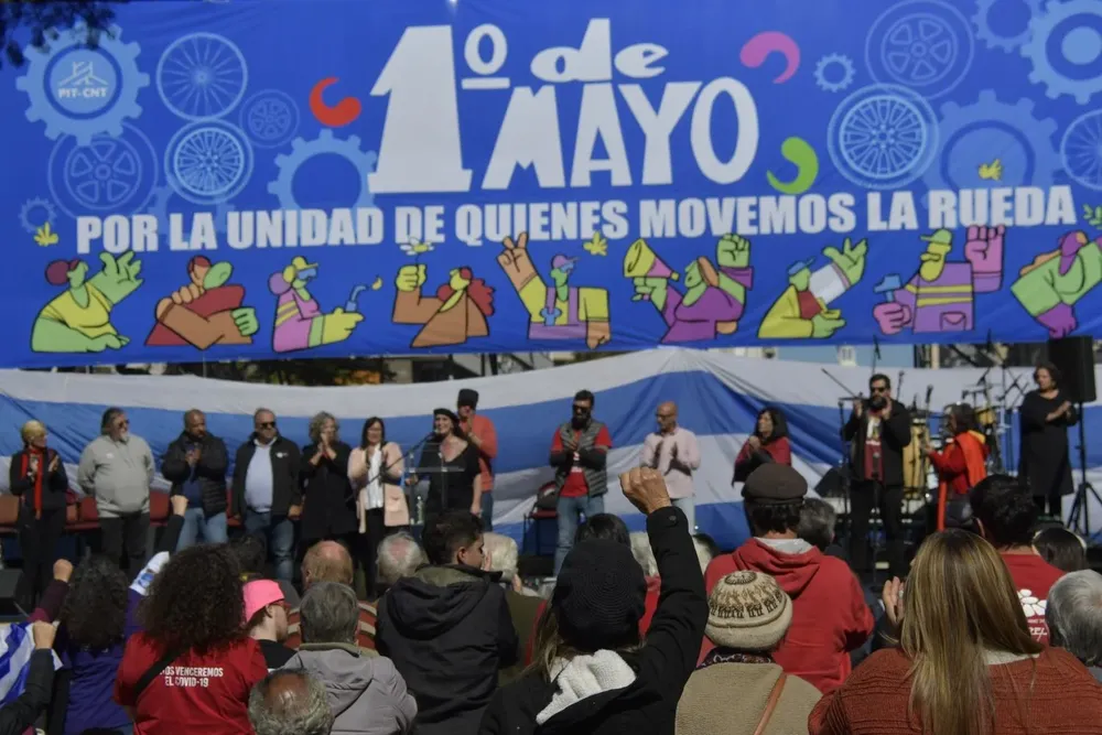 Acto del 1° de Mayo de 2022; Día Internacional de los Trabajadores